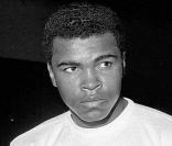 Mohamed Ali à l'époque où il combattait encore. 