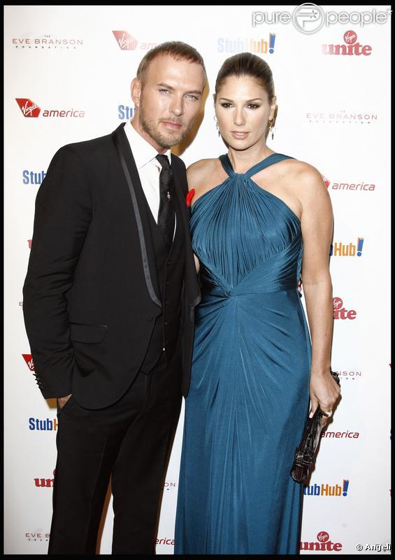 Dausy Fuentes et Matt Goss lors de la soirée de charité Rock the Kasbah au profit de Virgin Unite et de la fondation de Eve Branson à Los Angeles le 26 octobre 2009