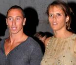 Laure Manaudou et Fred Bousquet, à Paris, le 28 septembre 2009
