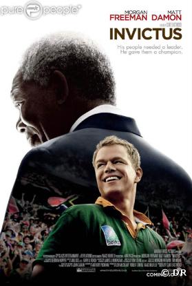 L'affiche d' Invictus , de Clint Eastwood.