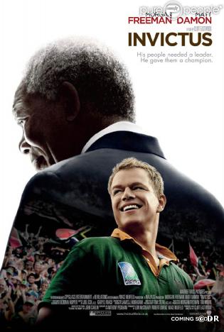 L'affiche d' Invictus , de Clint Eastwood.