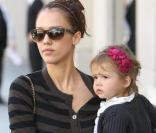Jessica Alba et Honor dans les rues de Los Angeles