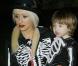 Christina Aguilera et son fils ... n'ont même pas la peau sur les os !