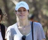 Jessica Biel à Los Angeles, 1er novembre 2009