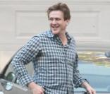 Jason Segel arrive au Château Marmont pour une soirée de gala et un défilé de mode. 30/10/09