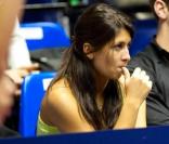 Michaël Llodra dispute la finale du tournoi de Lyon. Sa femme Camille le supporte !  01/11/09