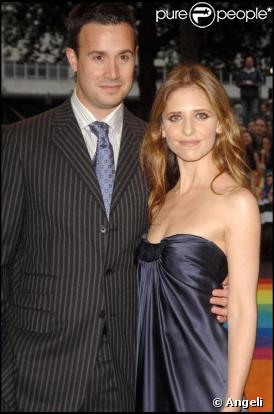 Sarah Michelle Gellar et son mari Freddie Prinze Jr.