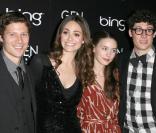 Zach Gilford, Emmy Rossum, Rooney Mara et Ashley Springer, à l'occasion de l'avant-première de Dare, au Pacific Design Center de West Hollywood, à Los Angeles, le 5 novembre 2009.