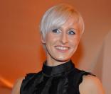 L'athlète (saut en hauteur) Ariane Friedrich au 28e Bal des Sportifs allemands, à Francfort, le 7 novembre 2009