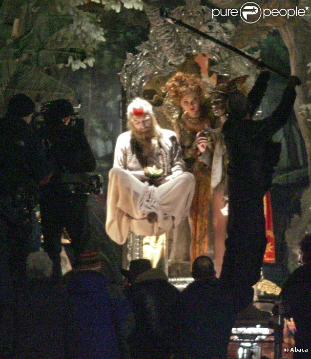 Heath Ledger sur le tournage du film avant sa mort... 