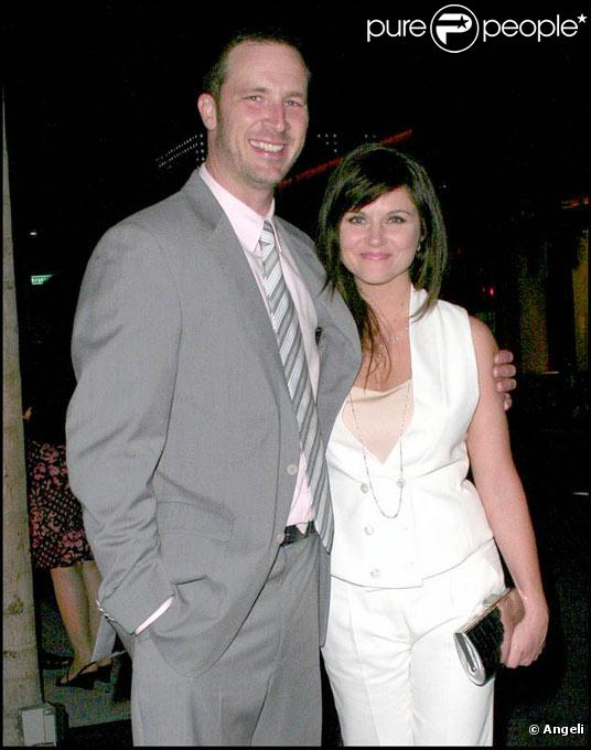 Tiffani Thiessen et son mari Brady Smith en juin 2009
