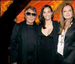 Ines Sastre, Eva Cavalli et Roberto Cavalli