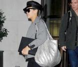 Rihanna devant son hôtel de Manhattan, le 10 novembre 2009