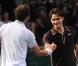 Roger Federer s'est fait battre par le Français Julien Benneteau, lors du second tour de l'Open de Paris Bercy, le 11 novembre 2009.
