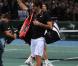 Roger Federer s'est fait battre par le Français Julien Benneteau, lors du second tour de l'Open de Paris Bercy, le 11 novembre 2009.