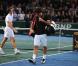 Roger Federer s'est fait battre par le Français Julien Benneteau, lors du second tour de l'Open de Paris Bercy, le 11 novembre 2009.
