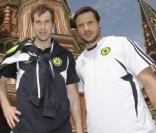Carlo Cudicini, ici avec Petr Cech, a été victime d'un grave accident de moto, et hospitalisé le jeudi 12 novembre 2009