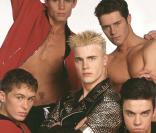 Robbie Williams avec le boys band Take That 