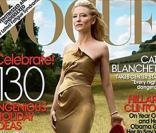 Cate Blanchett en couverture de  Vogue .