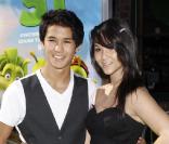 Booboo Stewart du groupe T-Squad et qu'on verra dans Twilight 3 avec sa soeur Fivel, lors de la première du dessin-animé Planète 51 à Westwood en Californie le 14 novembre 2009