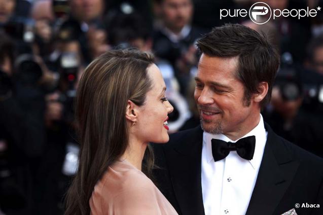 Brad Pitt et Angelina Jolie au festival de Cannes, le 20 mai 2009. 