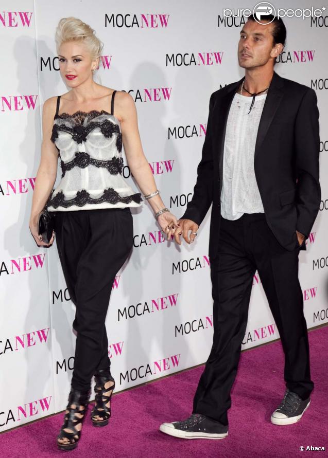 Gwen Stefani et Gavin Rossdale  à la soirée des 30 ans du MOCA, à Los Angeles le 14 nombre 2009.