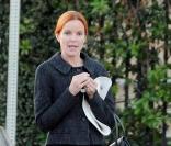 Marcia Cross sur le tournage de Desperate Housewives le 16 novembre 2009 à Los Angeles