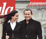 Jean-Luc Delarue et Inès Sastre en couverture de Gala