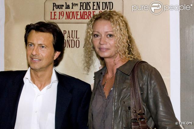 Vincent Perrot et Raphaëlle Ricci lors de la soirée annonçant la sortie en DVD du film Borsalino le 16 novembre 2009 à Paris