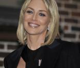 Sharon Stone à la sortie de l\'émission de David Letterman le 16 novembre 2009 à New York