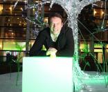 Samuel Le Bihan au Forum des Halles à Paris pour les illuminations de Noël le 19/11/09