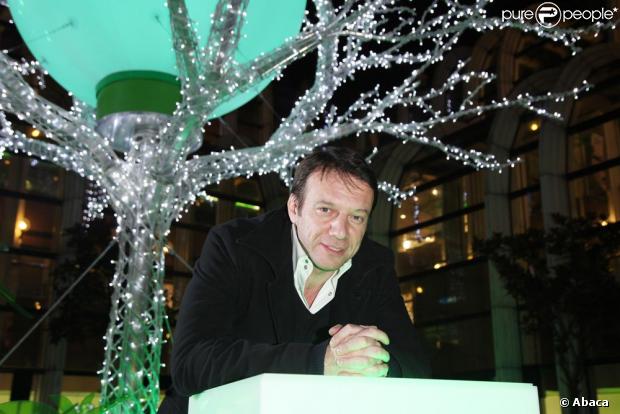 Samuel Le Bihan au Forum des Halles à Paris pour les illuminations de Noël le 19/11/09