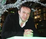 Samuel Le Bihan au Forum des Halles à Paris pour les illuminations de Noël le 19/11/09