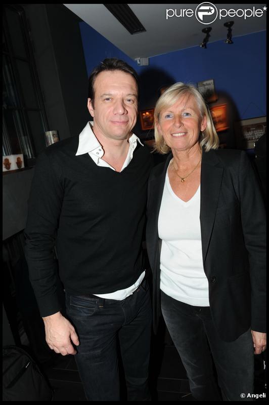 Samuel Le Bihan et Patricia à la soirée organisée pour les 20 ans de la Pump, de Reebok. 19/11/09