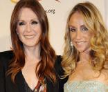 Julianne Moore et Travy Pollan à une soirée de charité en faveur de la maladie de Parkinson le 21/11/09 à New York