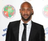 Nicolas Anelka, décisif dans la qualification de la France à la Coupe du Monde la semaine dernière, au Dorchester Hotel de Londres, lors de la soirée organisée par la Fondation Didier Drogba.