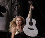 Taylor Swift sur scène en août 2009 