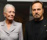 Vanessa Redgrave et Franco Nero à la Royal Opera House de Covent Garden, à Londres, où se tiennent les Evening Standard Theatre Awards, le 23 novembre 2009. 