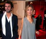 Marina Foïs et Eric Lartigau, le père de son fils Lazare, 3 ans. 