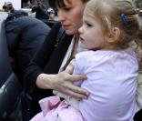 Jennifer Garner va chercher sa petite puce à l'école et Violet est dans les bras de sa mère ! (6 mars 2009) 