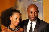 Jimmy Jean-Louis et sa femme Evelyn, à l'occasion du 2e Golden Glam Caribbean, en Guadeloupe, en novembre 2009.