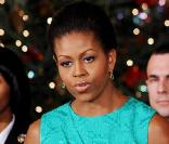 Michelle Obama à la Maison Blanche le 2 décembre 2009, plus radieuse que jamais 