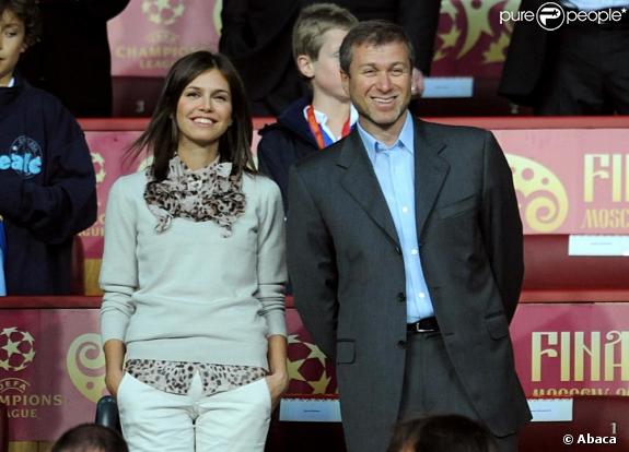 Roman Abramovich et sa compagne Dasha