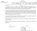Courrier de réponse de Nathalie Kosciusko-Morizet à Thierry Dufournaud.