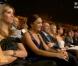 Christian Estrosi, maire de Nice, remercie le comité Miss France lors de la cérémonie le 5 décembre 2009 et salue Valérie Bègue