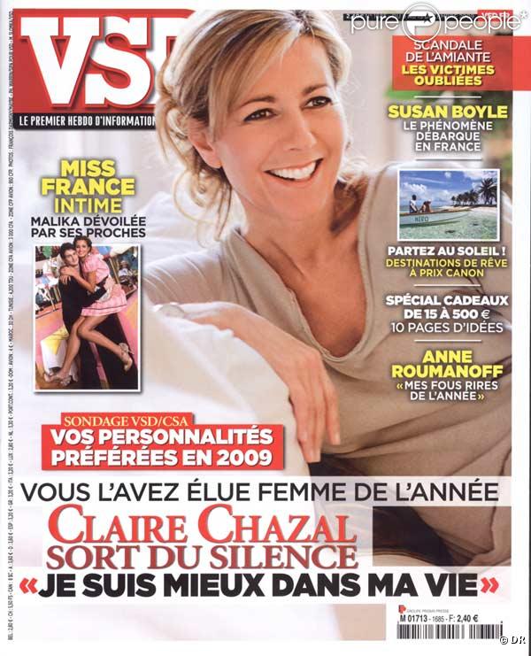 Claire Chazal en couverture de VSD