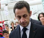 Nicolas Sarkozy et Christine Lagarde visite la manufacture Louis Vuitton 