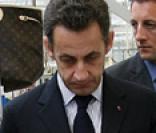 Nicolas Sarkozy visite la manufacture Louis Vuitton de Saint-Pourçain-sur-Sioule