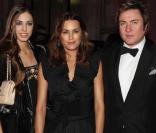 Amber Le Bon entourée de sa maman Yasmin et son papa Simon à la soirée des British Fashion Awards à Londres le 9/12/09