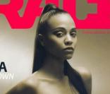 Zoe Saldana en couverture de Trace 
